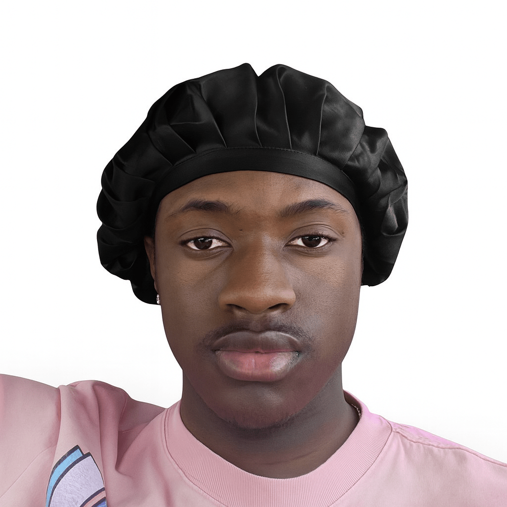 Men's Silk Sleeping Cap - Strands of Silk