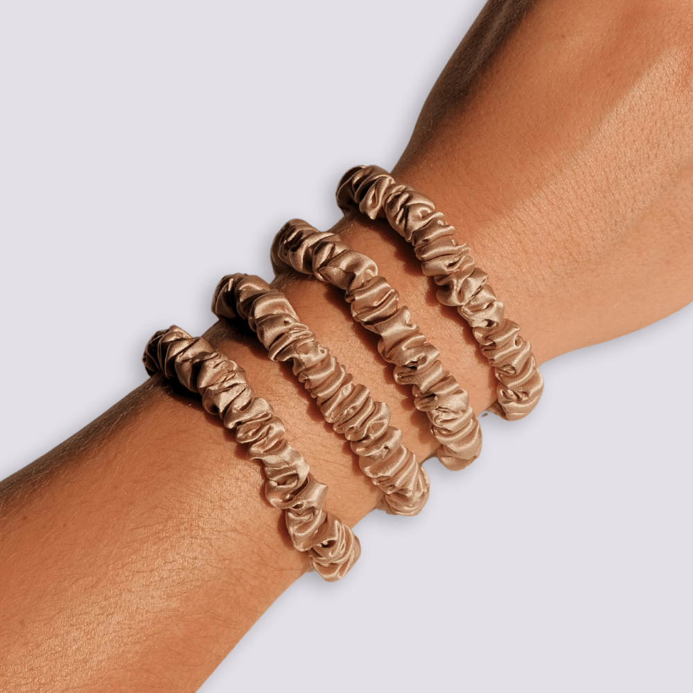 Slim Silk Scrunchies - Strands of Silk